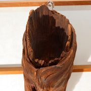 Japanese Rustic Natural Wood Root Hanging Flower Vase Kake-Hanairi 28cm WO5659