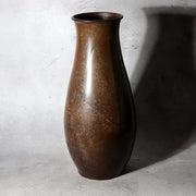 Early 20th Century Japanese Bronze Vase Yoshimitsu Kinjiro Ogasawara Statue3