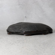 Vintage Japanese Suiseki Watarasegawa Viewing Stone Custom Wooden Base16