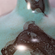 Japanese Cast Bronze Vase - Houn (Masaya Hasegawa) - Turquoise Marble Design10