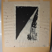 Iwao Akiyama Original Woodblock Print Santoka Haiku 1974 Signed 69/100 Japanese5