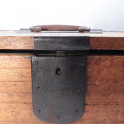 Antique Late Edo Japanese Wooden Kake Suzuri Portable Writing Box WO62011
