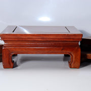 Japanese Vintage Wooden Suiseki Bonsai Display Stand Base Set of 5 WO6046
