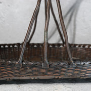 Vintage Japanese Copper Woven Bamboo Style Basket Sweets Container9
