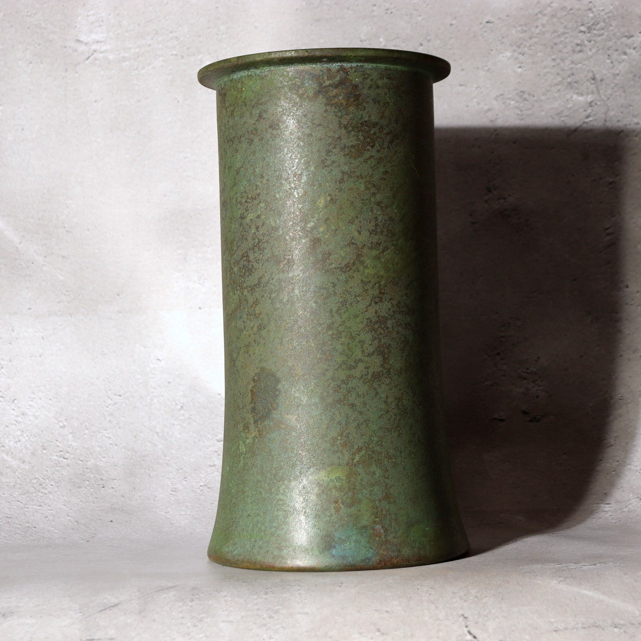 Japanese Vintage Bronze Flower Vase Tetsutaro Nagai Signed Mid-Century Modern10