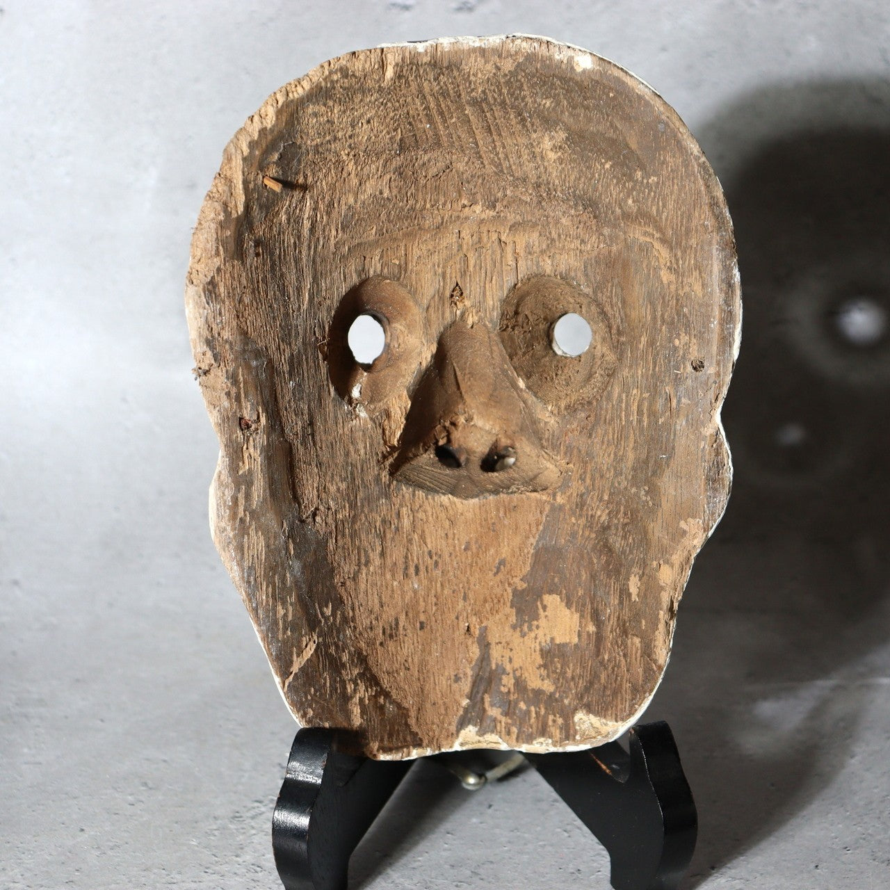 Antique Japanese Wooden Noh / Theater Masks 2pc Hannya-Type Warrior-Type MSK5331