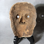 Antique Japanese Wooden Noh / Theater Masks 2pc Hannya-Type Warrior-Type MSK5331