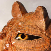 Japanese Wood Mask Bakedanuki Yokai Monster Signed Yoshino Tadao Market Fresh17