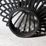 Artistic Japanese Iron Vase "Paris no Mado" (Window of Paris) - Modernist Ikeban6