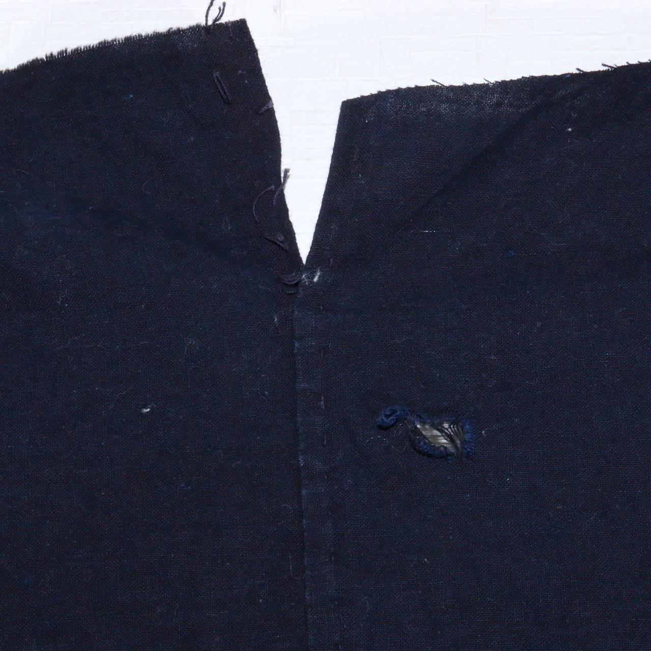 Antique Sashiko Fabric Aizome Furoshiki embroidery Boro Kire Japanese RKW1144