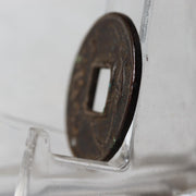 Japanese Antique Picture Coin Esen Ebisu Fishing God Seven Lucky Gods Edo VG4189