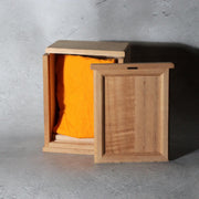 Kyoto Yase Maguro-ishi Natural Suiseki Viewing Stone Rosewood Base Box SS4616