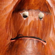 Masterfully Carved Japanese Noh Mask "Shakumi" by Kojitsu - Middle-Aged Woman14