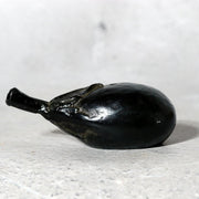 Vintage Takaoka Copperware Bronze Eggplant Water Dropper Vegetable Figurine BV762