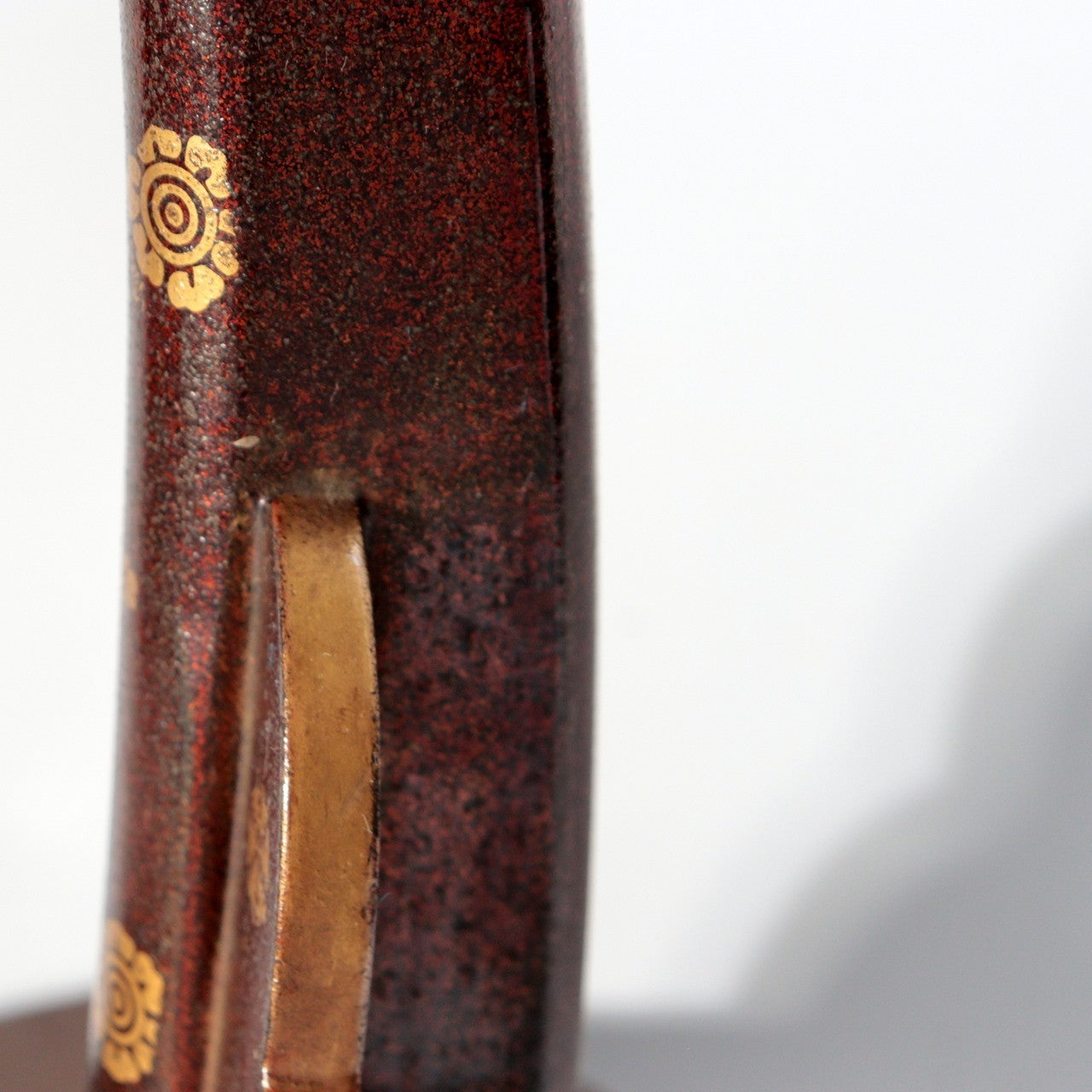 Vintage Japanese Sword Stand Katana Kake Makie Lacquer Phoenix Motif18