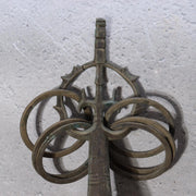 Japanese Shakujo Khakkhara Buddhist Monk's Staff Esoteric Ritual Implement BT2526