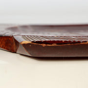 Japanese Vintage Wood Carved Sea Bream Tray Tai Akayu Onsen Souvenir 36cm9