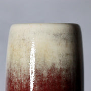 Japanese Ceramic Vase Peacock Glaze Masahide Matsuyama Kujaku Kiln PV3199