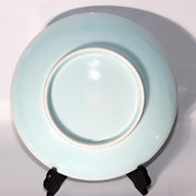 Kaiji Tsukamoto Living National Treasure Seihakuji Celadon Plate Karakusa Signed3