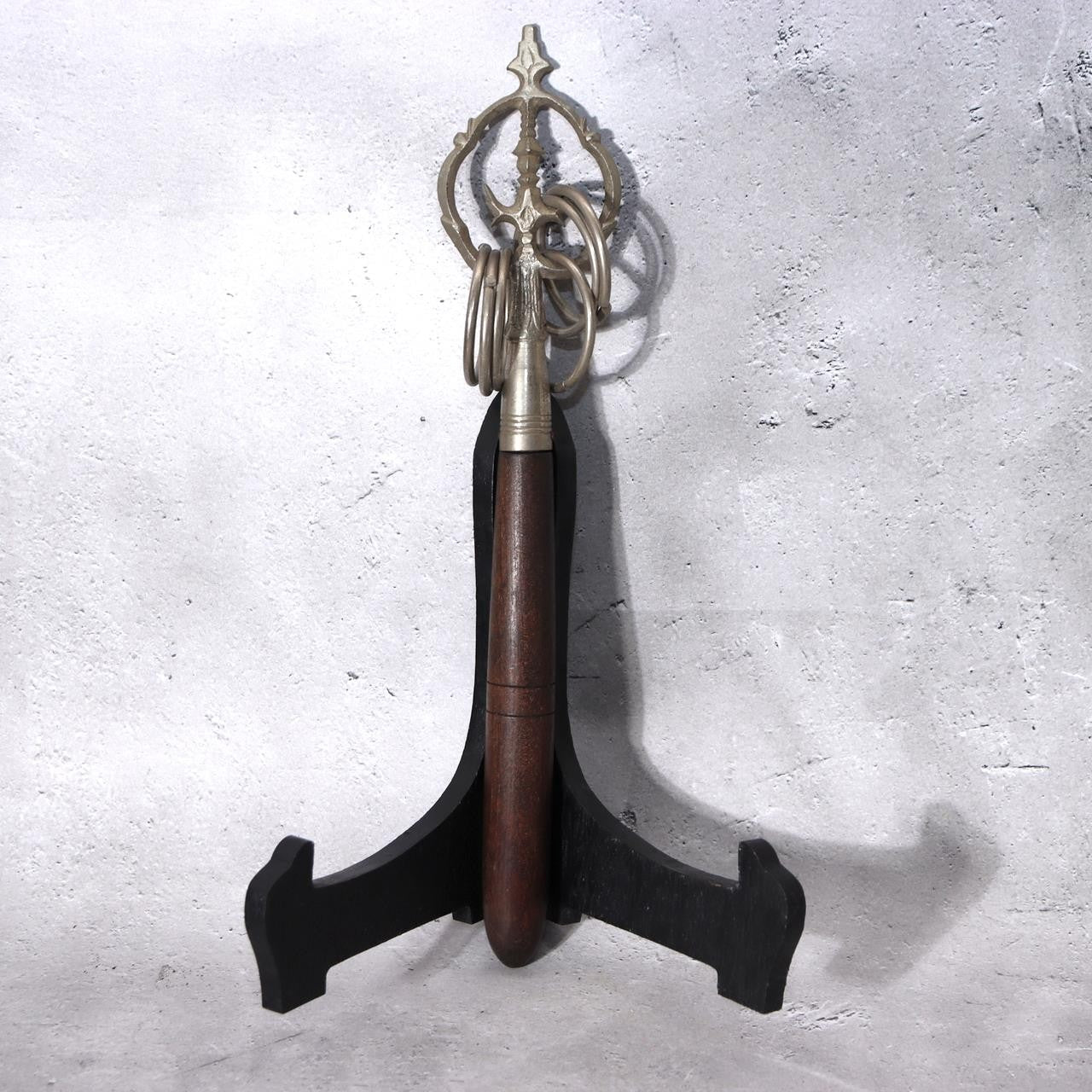 Japanese Handheld Shakujo - Buddhist Monk Staff 6-Rings Pilgrimage BT2452