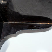 Japanese Lacquer Footed Tray Stand Mother-of-Pearl Removable Inner Tray Raden11