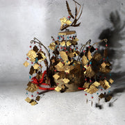 Vintage Japanese Shinto Brass Crown Tendoji Daikan Phoenix Repurposed Box2