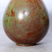 Masterpiece Japanese Bronze Vase Yoshihisa Hasegawa  Nationally Designated9