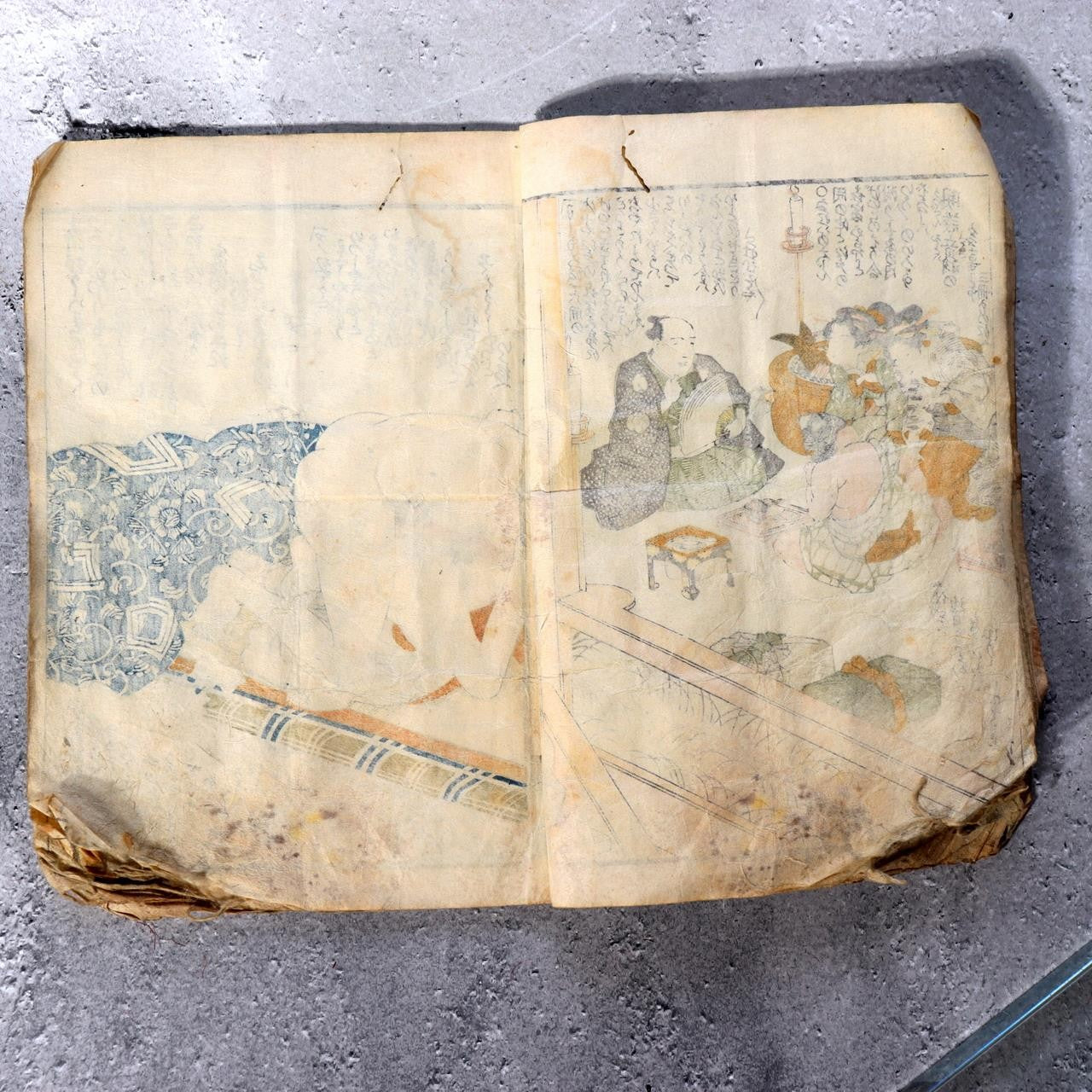 Antique Japanese Shunga Book Koi no Gakuya Attrib Utagawa Kunisada  Edo Period17