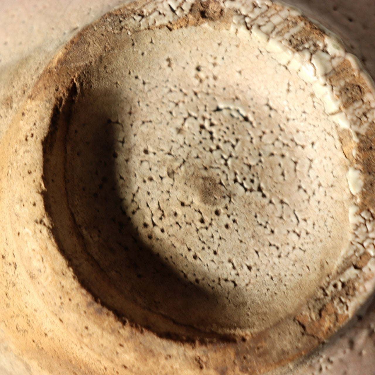 Antique Korean Bowl Joseon Dynasty 17th C Katade Hard Glaze Sake Cup Tea KRS17412