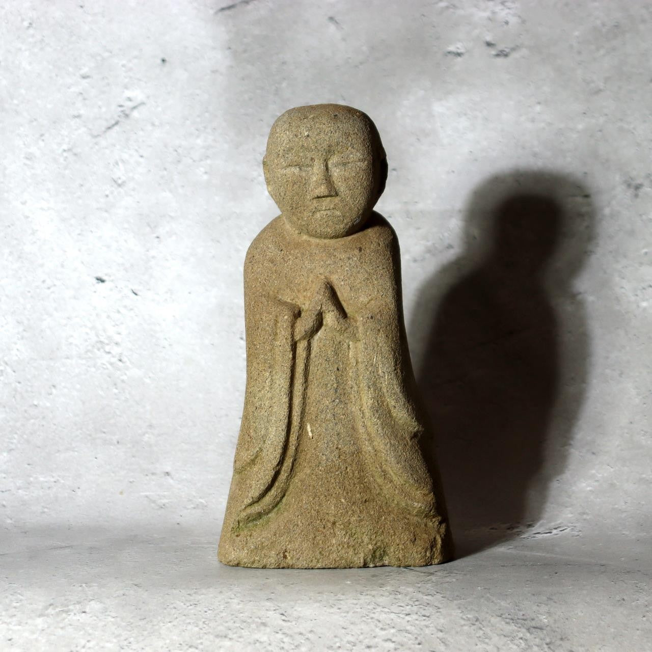 Authentic Japanese Antique Stone Jizo Statue Meiji Era to  Early Showa era0