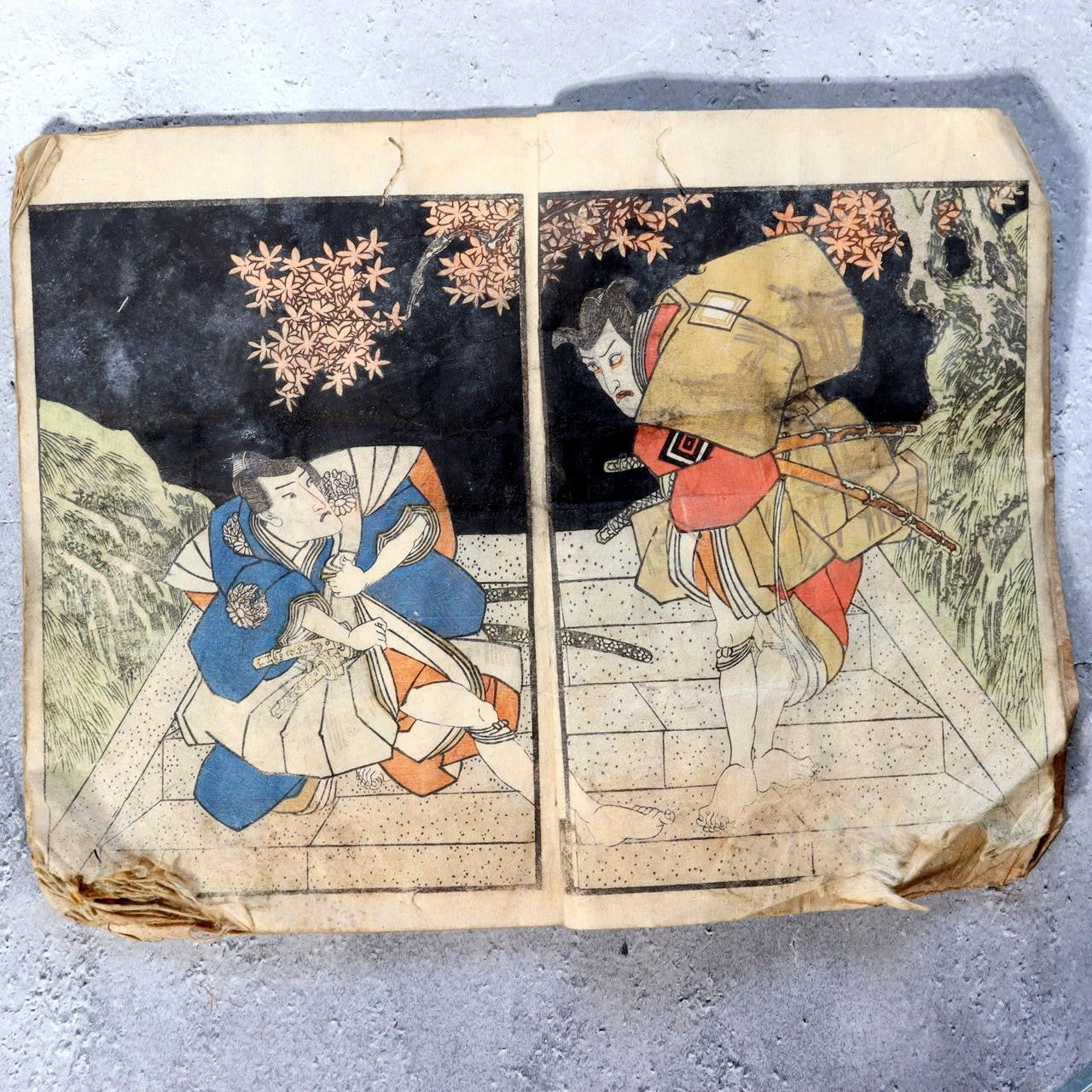 Antique Japanese Shunga Book Koi no Gakuya Attrib Utagawa Kunisada  Edo Period2