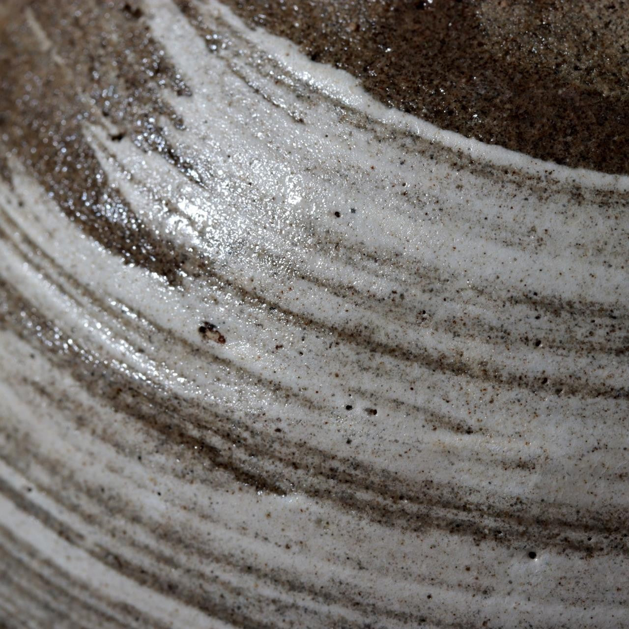 Yi Bangja Mishima Hakeme Ceramic Chawan Japanese Tea Bowl PCP30812