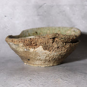 Japanese Antique Tokoname Stoneware Fused Yamajawan Pair Iconic Natural Ash Drip12