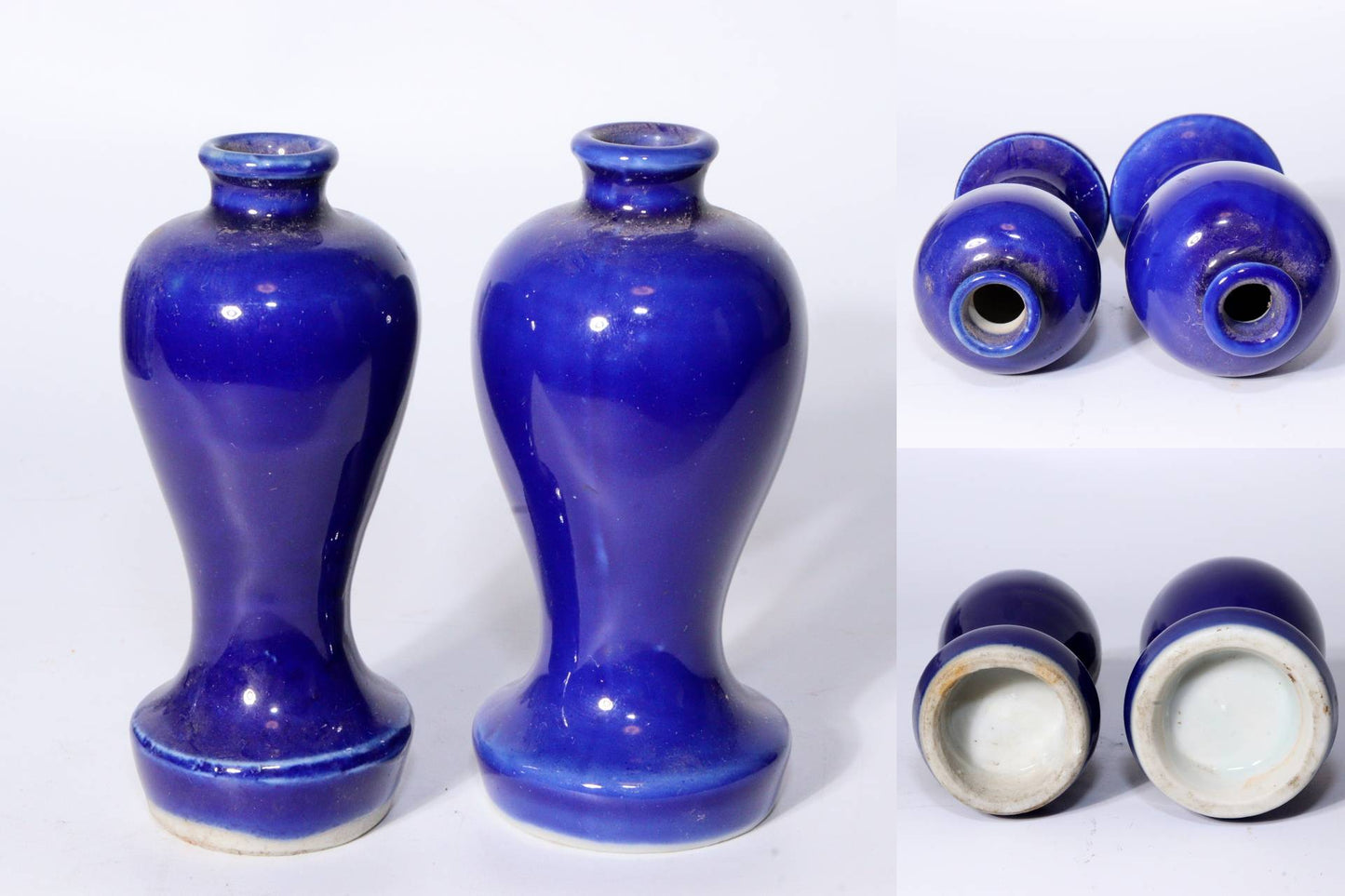 Set of 8 Antique Japanese Imari & Hirado Porcelain Pen Holders and Bud Vases