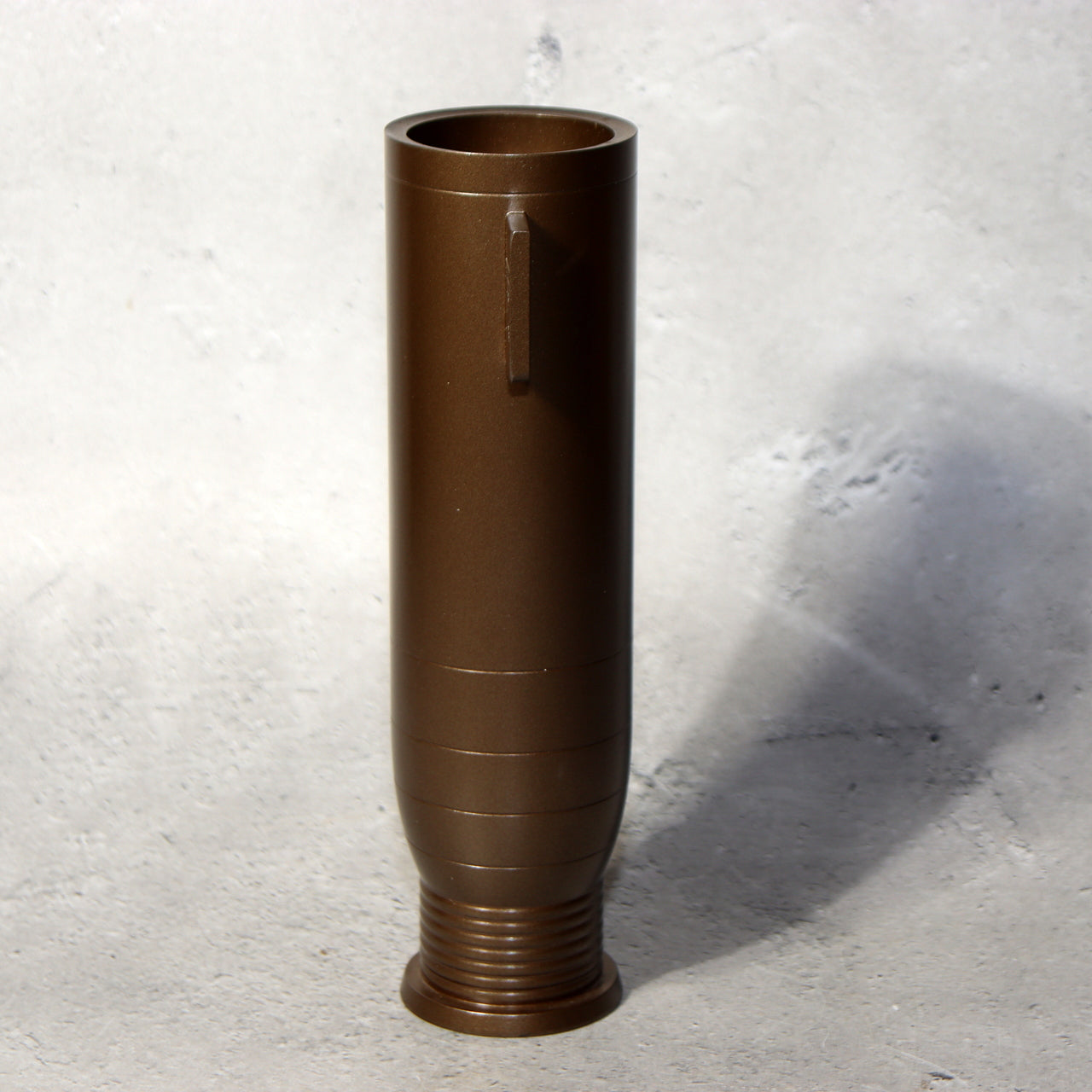 Japanische Bronzevase Hasuda Shugoro Moderne Kunst Minimalistisch Ikebana Signiert BV708