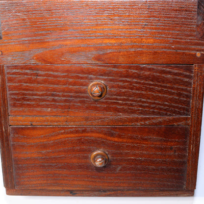 A slightly smaller hanging Inkstone box Kake Suzuri Wooden Japanese WBX278