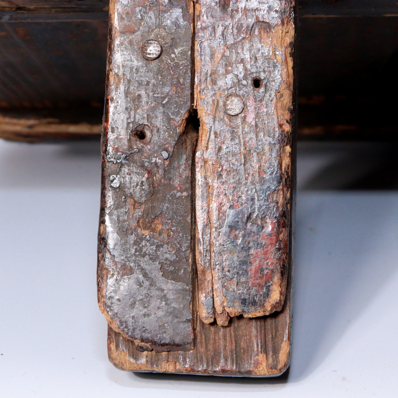 Antique Japanese Aizu Lacquer Craftsman Partition | Work Shield | Edo-Meiji Era