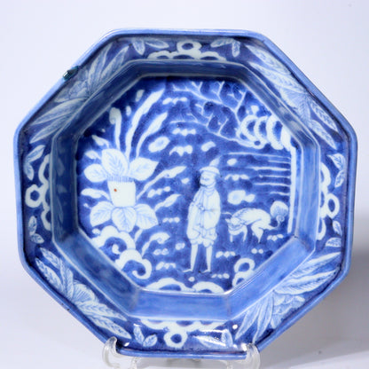Japanese Antique Imari ware Plate and Ash container Bowl porcelain Arita IP114