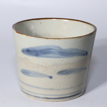 Antique Japanese Blue & White Porcelain Cups - Reference Pieces Soba choko IP112