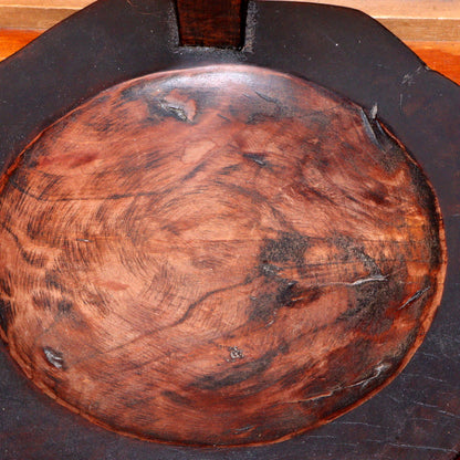 Antique Korean Wooden Candle Stand Dengjandae Handmade Simple Design WO388