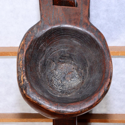 Antique Korean Wooden Candle Stand Dengjandae Handmade Simple Design WO388