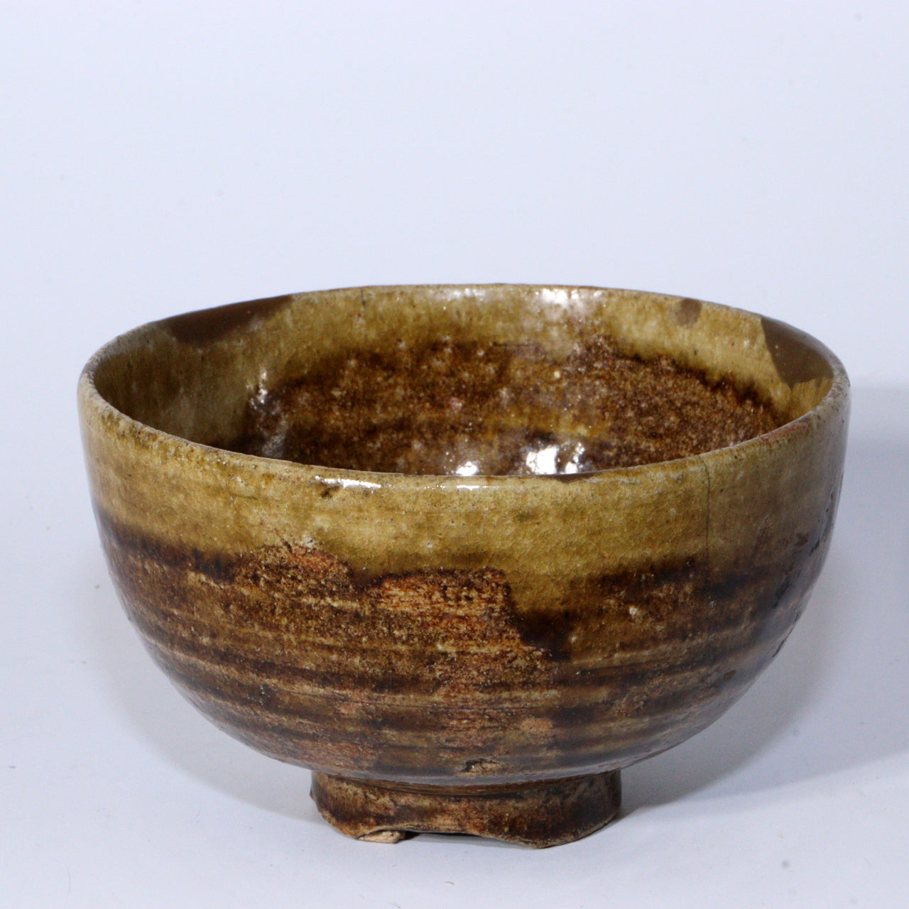 Japanese Antique Mino ware Tea Bowl pottery Ceramic PCP240