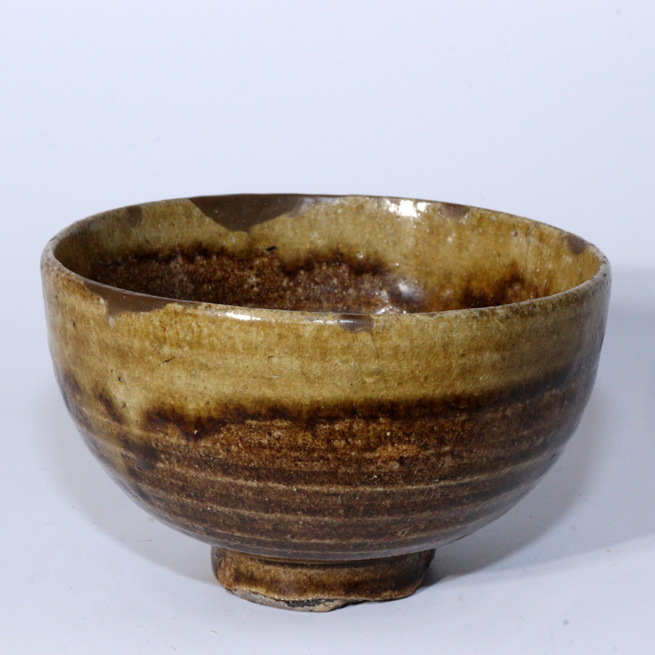 Japanese Antique Mino ware Tea Bowl pottery Ceramic PCP240