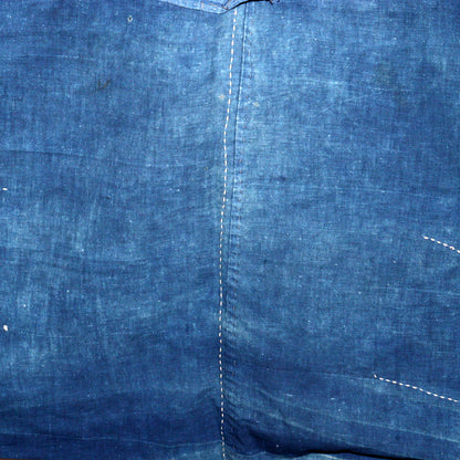 Japanese Antique Sashiko Fabric Aizome Furoshiki embroidery Boro Kire Meiji