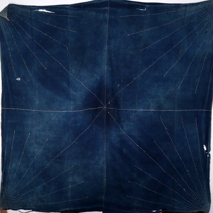 Japanese Antique Sashiko Fabric Aizome Furoshiki embroidery Boro Kire Meiji
