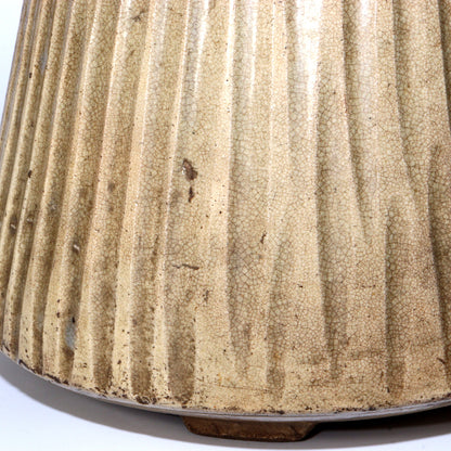 Antique Kizeto Ko-Seto Mizusashi Japanese Tea Ceremony Water Jar Vase Box PCP242