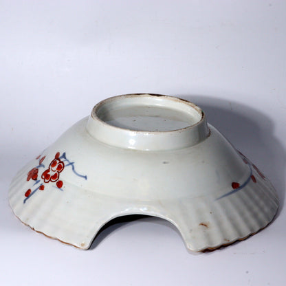 Antique Japanese Imari ware Ko-Imari Polychrome Higezara Shaving Bowl 17C Arita Porcelain
