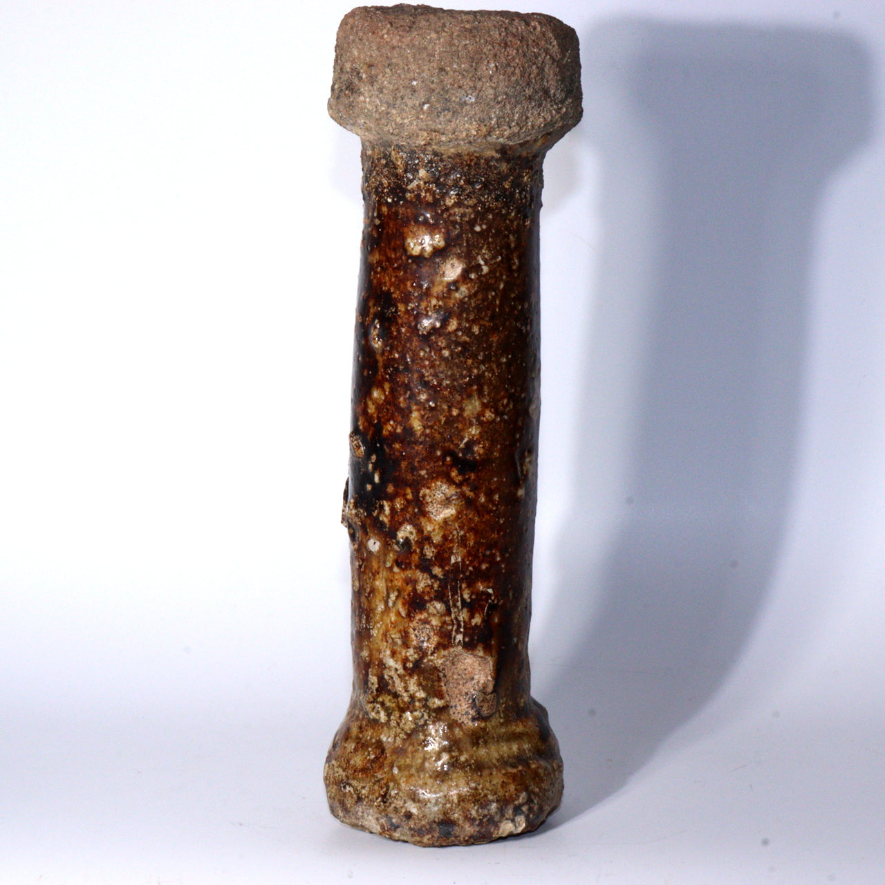 Japanese Antique Seto ware Pottery Kiln Tools Figure Ornament Art Ceramic VG369