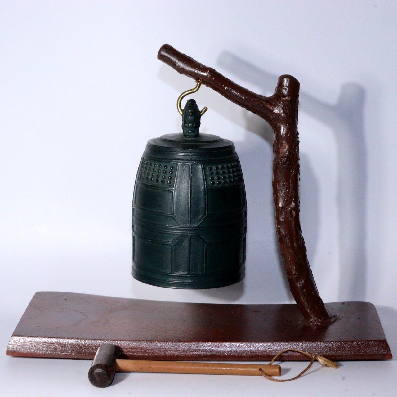 Japanese Bronze Hanging bell Temple Buddhist BOS889