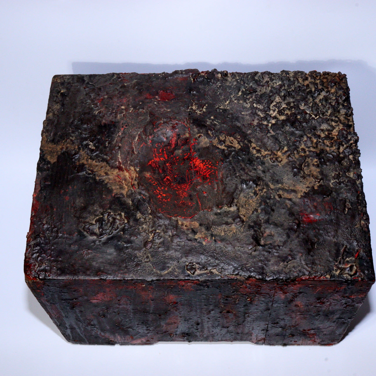 Antique Japanese Aizu Lacquerware Craftsman's Workbench Drawer Chest Tansu Art